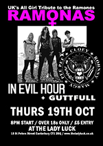 In Evil Hour - The Lady Luck, Canterbury, Kent 19.10.17